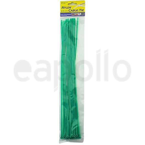 Nylon Cable Ties 3.6 x 370mm - Green