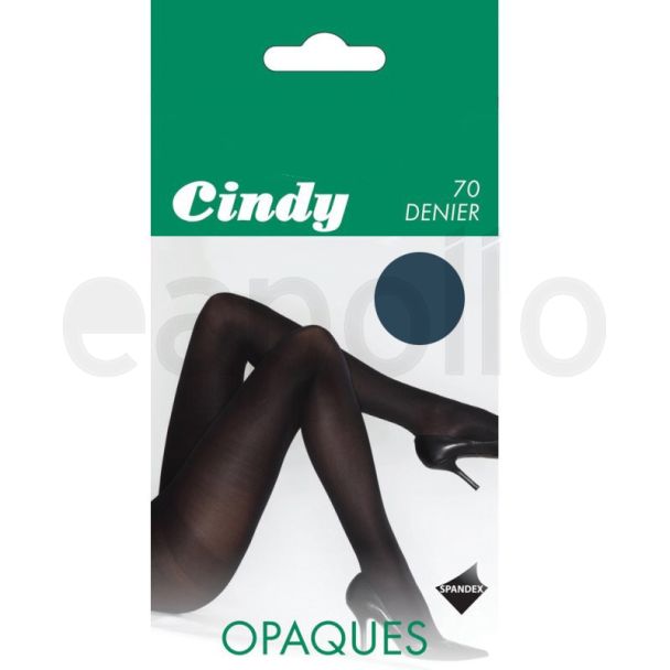 Cindy's 70 Denier Opaque Tights - Navy (L)