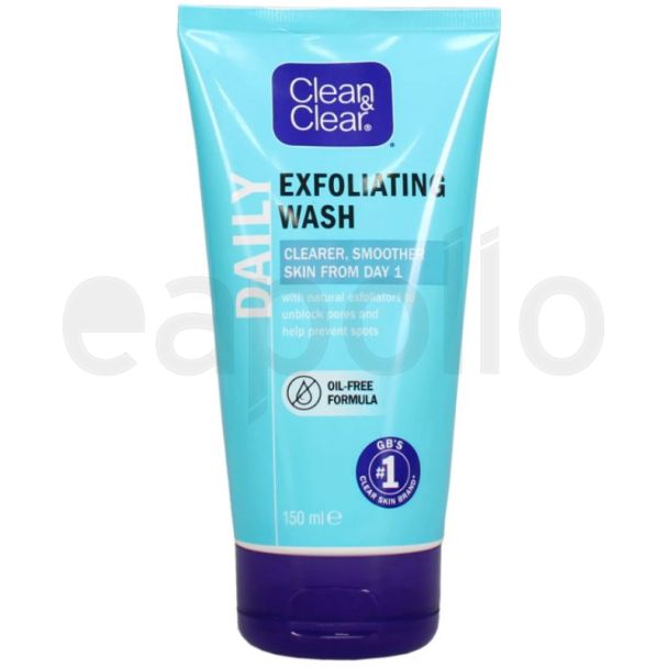 Clean & Clear Daily Exfoliating Wash -150ml
