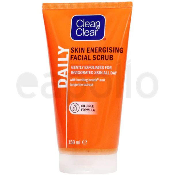 Clean & Clear Skin Energising Facial Scrub -150ml