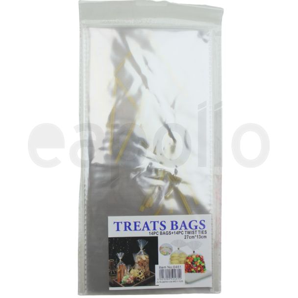 Clear Treat Bags with Twist Ties