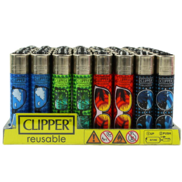 Clipper Lighters "Holidays 3B" Design - Assorted 