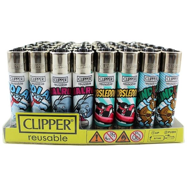 Clipper Reusable Lighters  - Assorted 