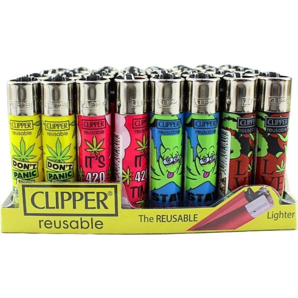 Clipper Reusable Lighters  - Assorted 