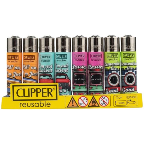 Clipper Reusable "Your Self-1" Design Lighters - Assorted