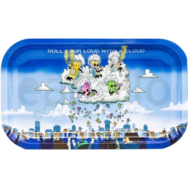 Cloudz Medium Metal Tray - Loud With A Cloud (27 x 16 cm)
