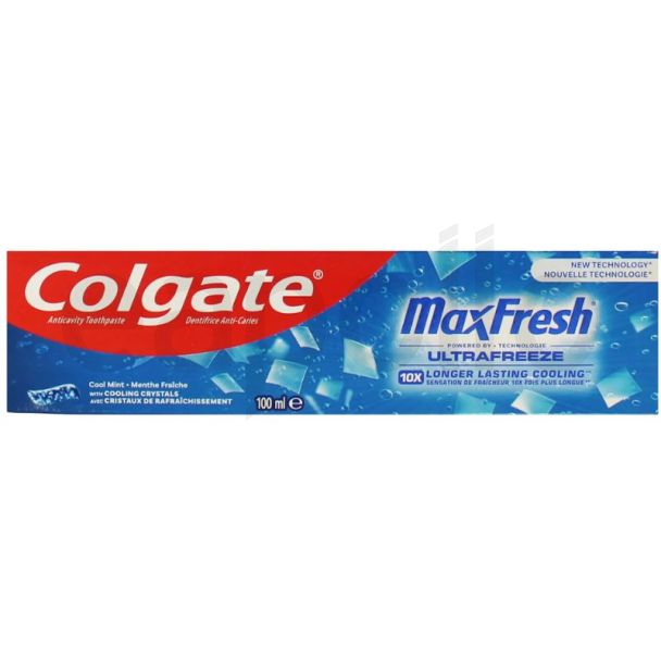 Colgate Max Fresh Cool Mint Toothpaste 100ml (BB - 21/28)