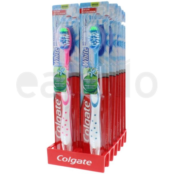 Colgate Max White Medium Toothbrush - Assorted 