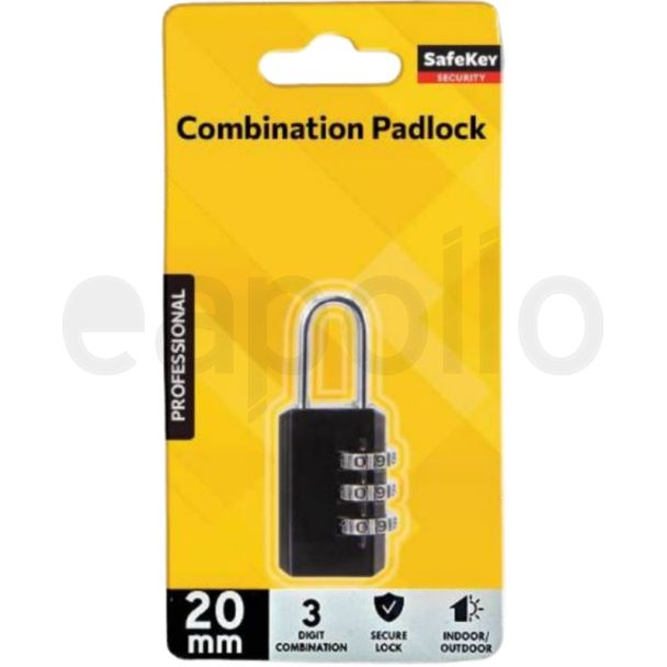 Combination Padlock – 20mm