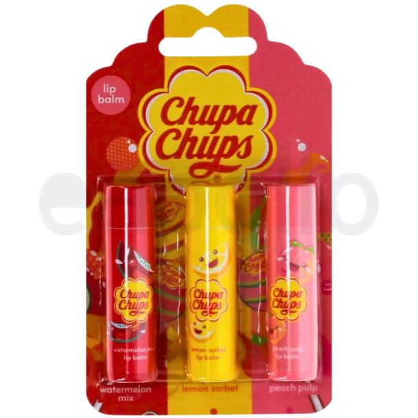 Chupa Chups Lip Balm 3pcs Set