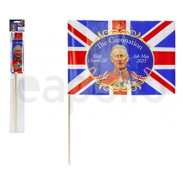 Coronation Waving Flags