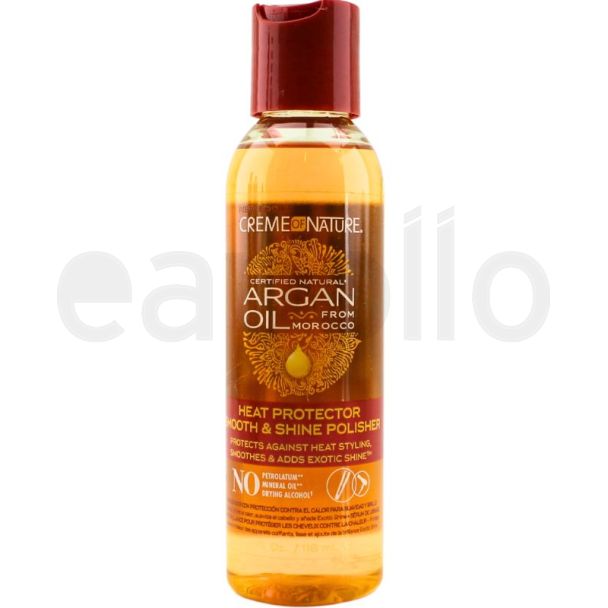 Creme Of Nature Argan Oil Heat Protector Smooth & Shine Polisher - 118ml 