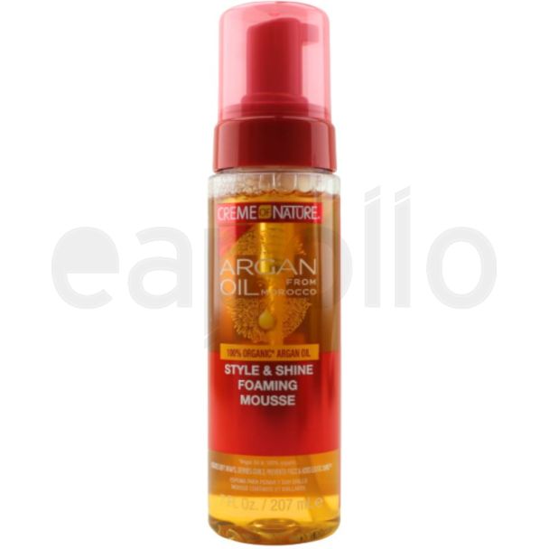 Creme Of Nature Argan Oil Style & Shine Foaming Mousse - 207ml