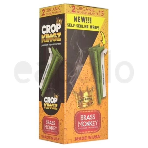 Crop Kingz Premium Self-Sealing Wraps - Brass Monkey (2 Per Pack)