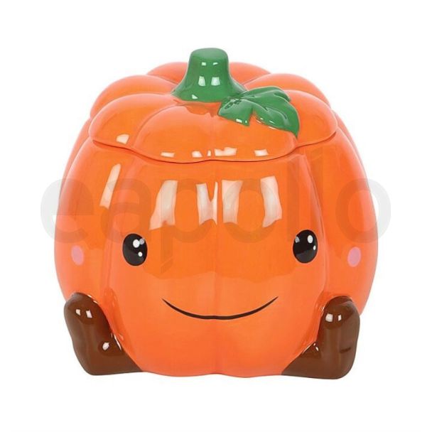 Cute Ceramic Pumpkin Oil Burner and Wax Warmer 