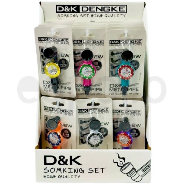 D&K Poker Design Metal Pipe – 10cm