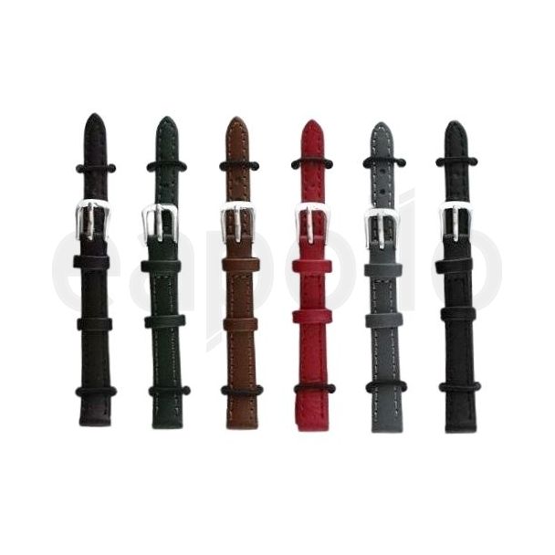 Dark Leather Watch Straps - Assorted - 10mm