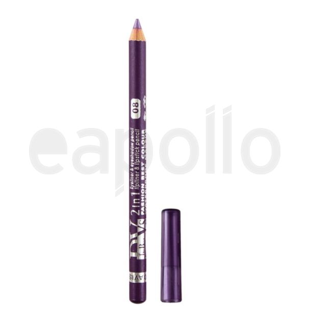 Wholesale Davis 2 in 1 Waterproof Lipliner, Eyeliner & Eyeshadow Pencil