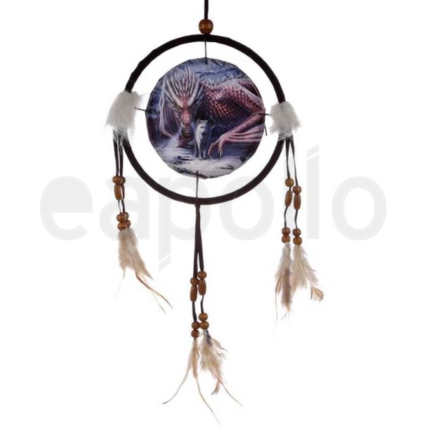 Wholesale Lisa Parker Alliance Dragon and Wolf Dreamcatcher - 16cm