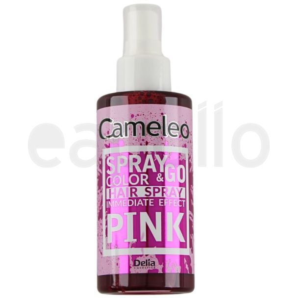 Delia Cameleo Spray Colour & Go Hair Spray - Pink 