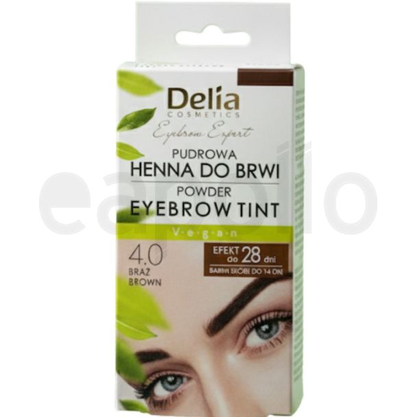 Delia Cosmetics Powder Eyebrow Tint - 4.0 Brown (BB-03/27)