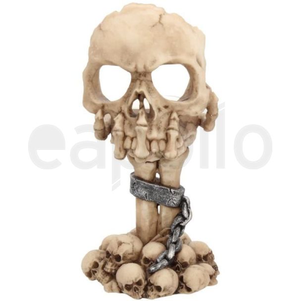 Deliberation Skull Tealight Holder - 15.5cm