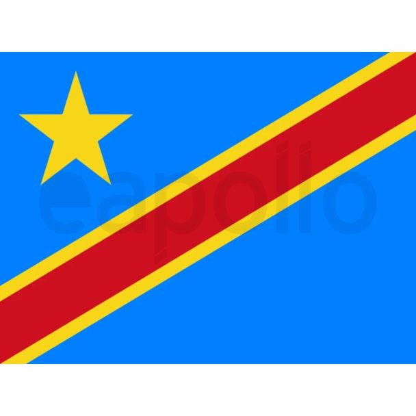 Democratic Republic of Congo Flag 5ft x 3ft