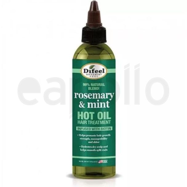 Difeel Hot Oil - Rosemary & Mint (237ml)