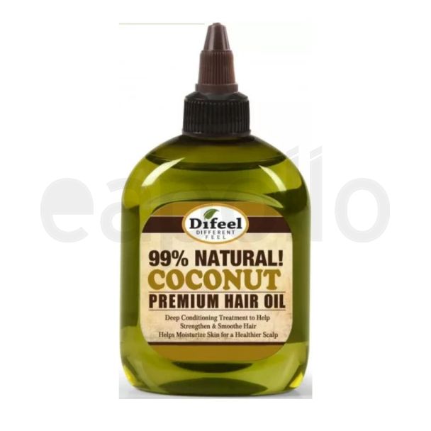 Difeel Natural Premium Hair Oil - Coconut 210ml 
