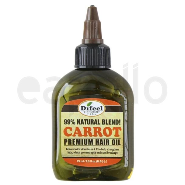 Difeel Premium Natural Hair Oil - Carrot Oil