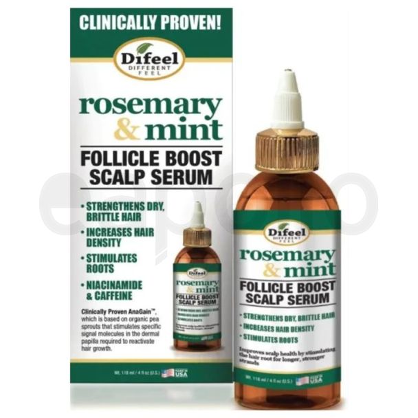 Difeel Rosemary & Mint Follicle Boost Scalp Serum (118ml)