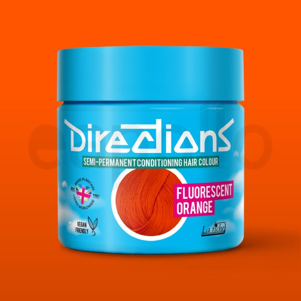 Directions Semi Permanent Hair Colour - Fluorescent Orange
