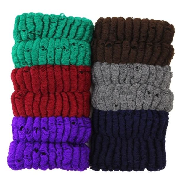 Plain Donut Scrunchies - Bright Assortment 
