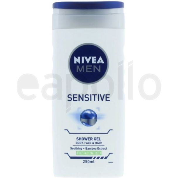 Nivea Men 3in1 Sensitive Shower Gel - 250ml