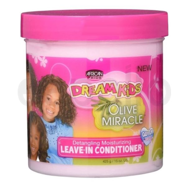 African Pride Dream Kids Olive Miracle Detangling Moisturizing Leave- In Conditioner 425g