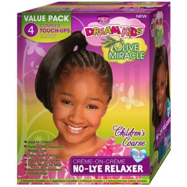 Wholesale African Pride Dream Kids Olive Miracle Creme-On-Creme No-Lye Relaxer