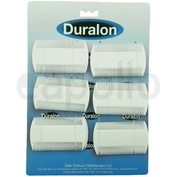 Duralon Head Lice & Knit Comb -  White (9cm)