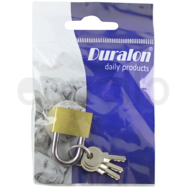 Duralon 25mm Padlock with 3 Keys