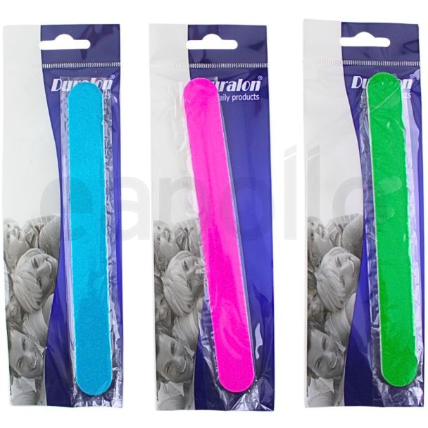 Duralon Emery Boards for Nail Filing - Assorted 18cm