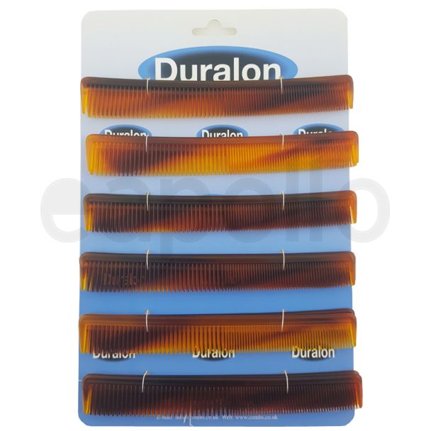 Duralon Pocket Combs -  Tort (18cm)