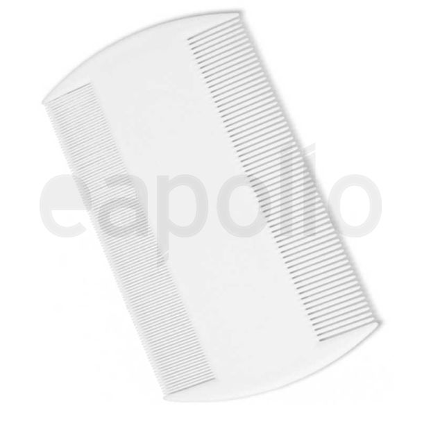 Duralon White Nit Hair Combs for Head Lice - 8.5cm