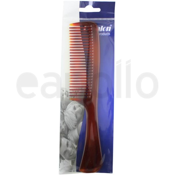 Duralon Wide Tooth Hair Comb - Brown - 19.5cm