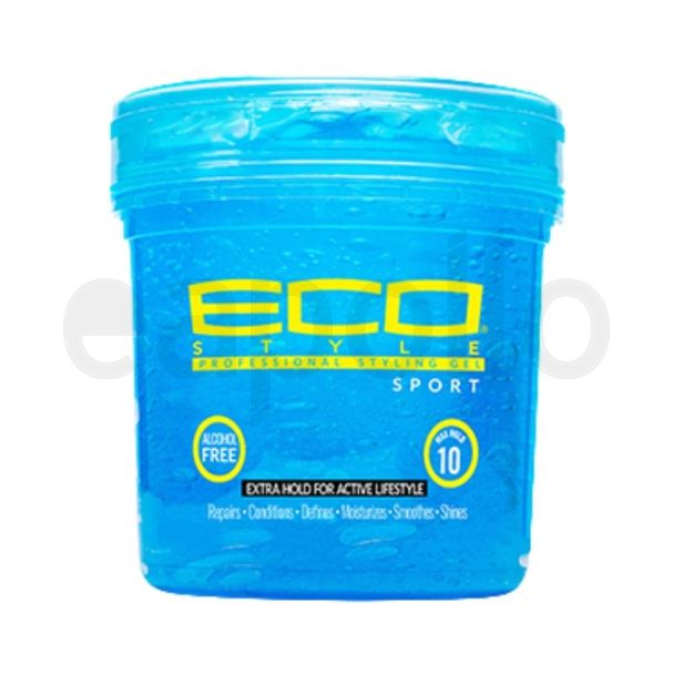 Wholesale Eco Professional Styling Gel - Blue Sports Gel (16 oz)