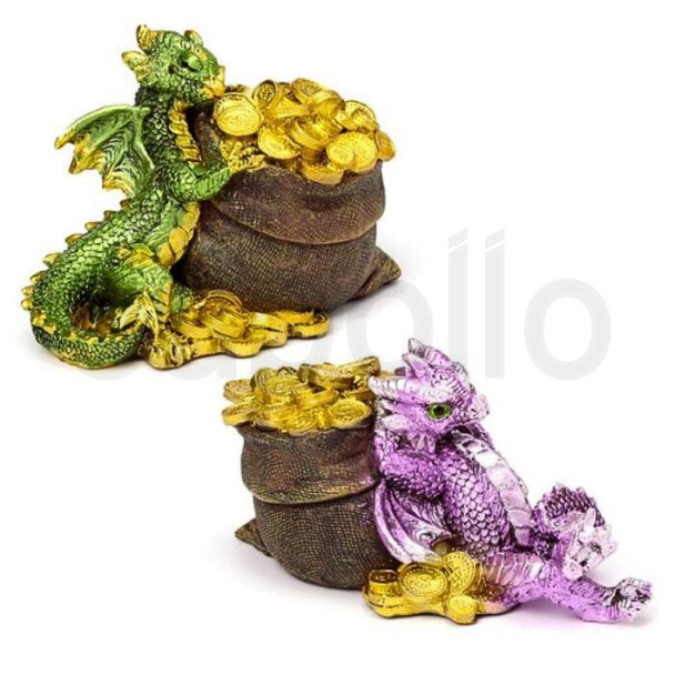 Elements Treasure Dragon Figurine 7cm - Assorted