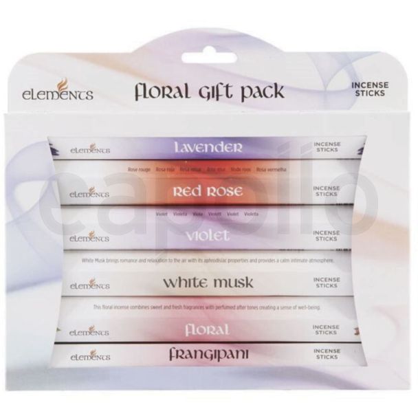 Elements Floral Fragrances Incense Stick Gift Pack