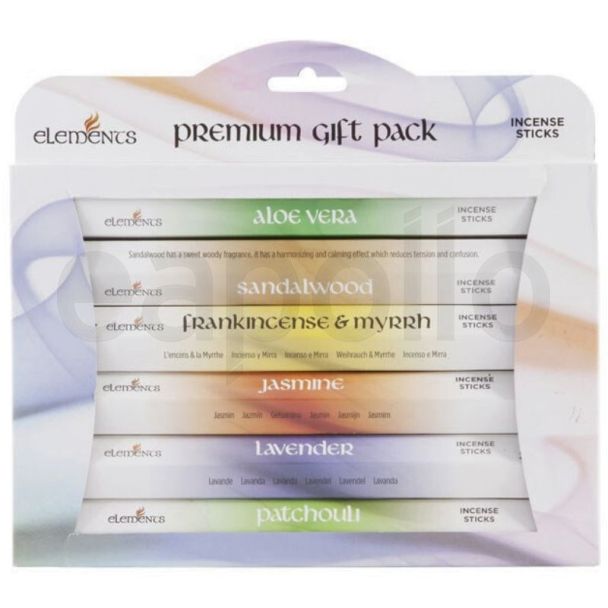Elements Premium Fragrances Incense Gift Pack