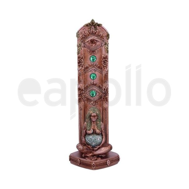 Ethereal Mother Earth Gaia Art Statue Incense Burner - 24cm