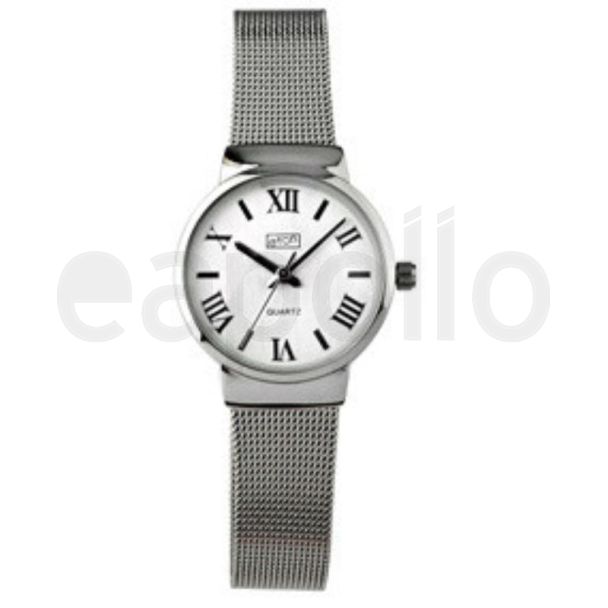 Eton Ladies Mesh Bracelet Watch – Chrome