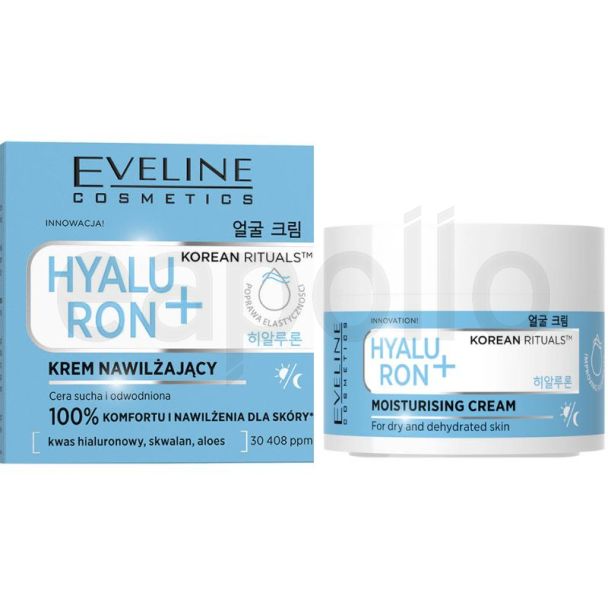 Eveline Korean Rituals Moisturizing face cream Hyaluron+ 50ml