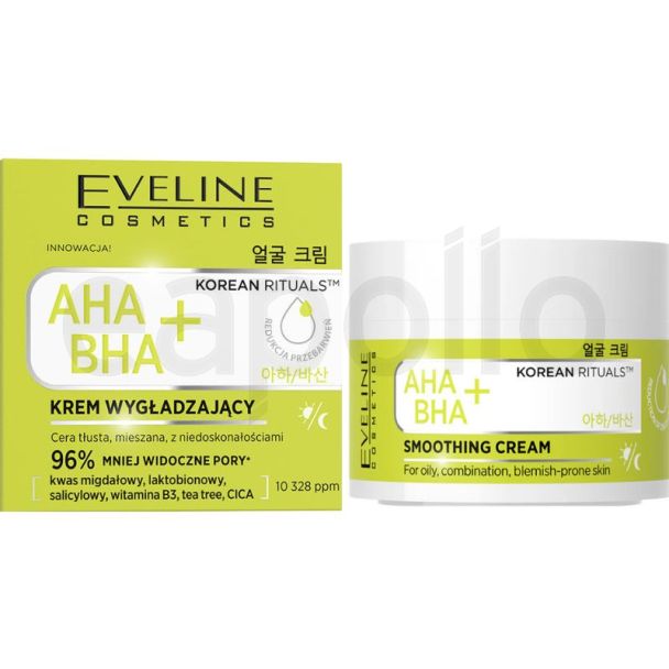 Eveline Korean Rituals Soothing Face Cream AHA/BHA+ (50ml)